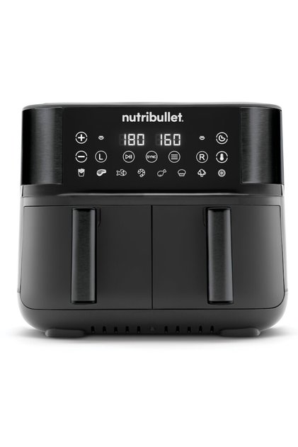 Διπλή φριτέζα χωρίς λάδι Twin Drawer Air Fryer NBA081B, 2850 W, 2 συρτάρια x 4L, 8 προγράμματα