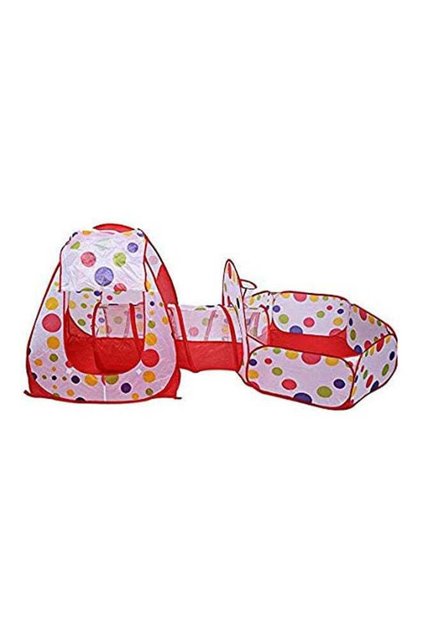 Portable Sports Play Tent for Kids with Pop-Up Tunnel Design for Outdoor Use