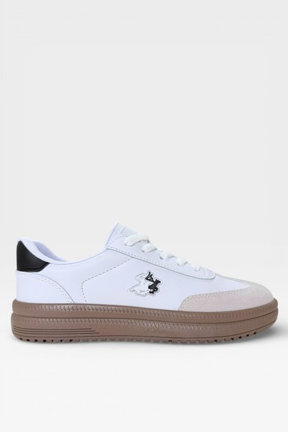 Unisex Comfortable Lightweight Thermo Sole Women's Sneaker Shoes White Black