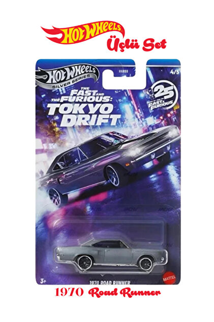 HOT WHEELS Fast & Furious Tokyo Drift HNR88 3lü Set - Fiyatı