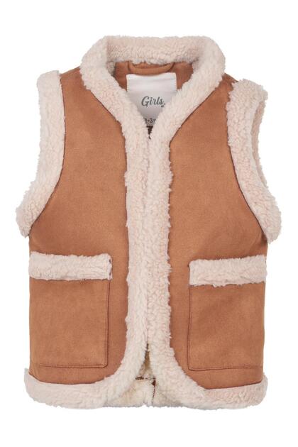 2-5 Years Old Vest - Brown 3-4 Years Old