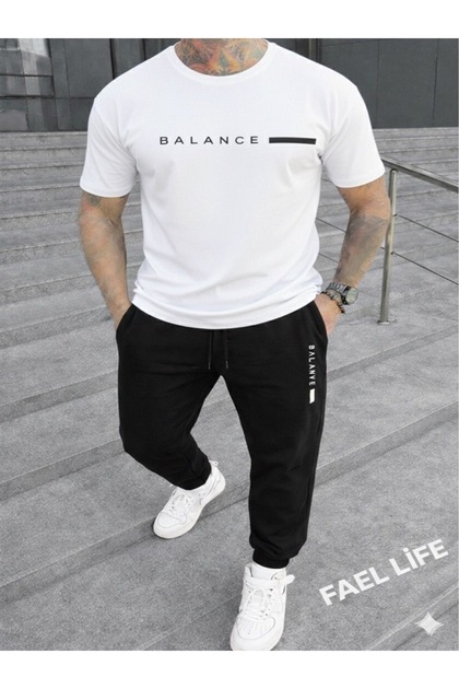 Women'S/Men's Wide Fit T-Shirt Tracksuit Balance Set