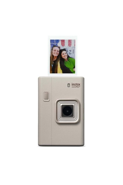 Instax Mini LiPlay+ Hybrid Instant Camera & Printer – Beige