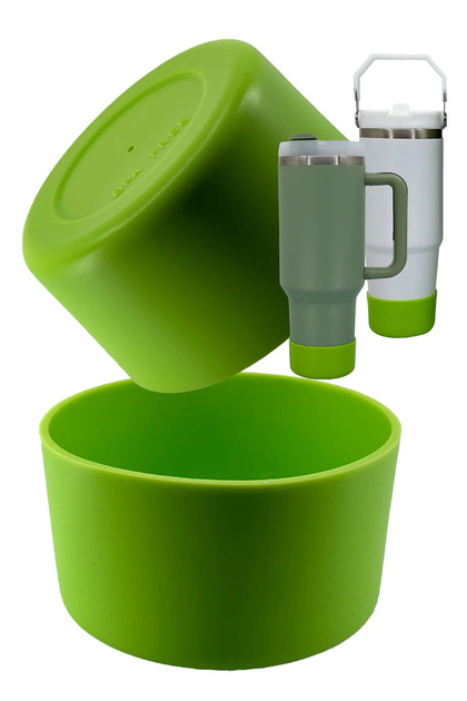 Quencher Iceflow Lumin Yeni Nesil Kaymaz Silikon Termos Taban Koruyucu, Yeşil 1 Adet