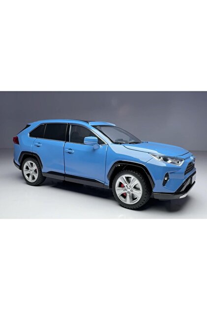Asya Oyuncak Kutulu Koleksiyon 1 / 24 Ölçek Toyota RAV4 Mavi Model