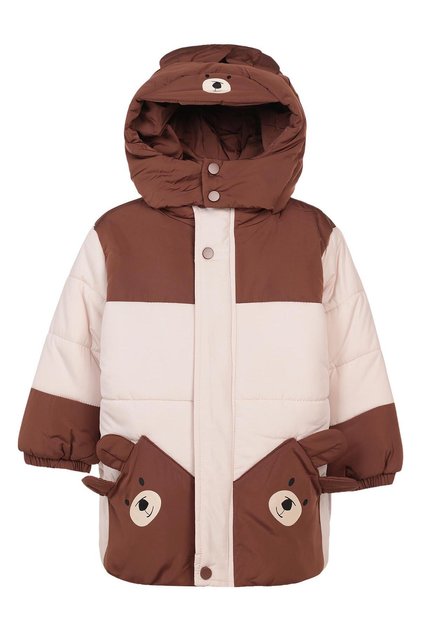 Teddy Bear Printed Coat for 2-5 Years Old - Brown 2-3 Years Old