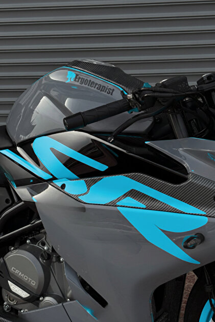 Colorful Original Sticker for Cfmoto 250Sr (Sr Writings Right and Left) (Completely Covers the Original)
