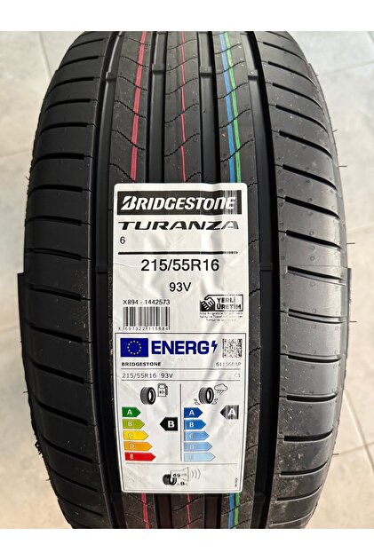 Bridgestone / 215/55R16 (TURANZA 6) 2025 YAZ LASTİĞİ - Fiyatı