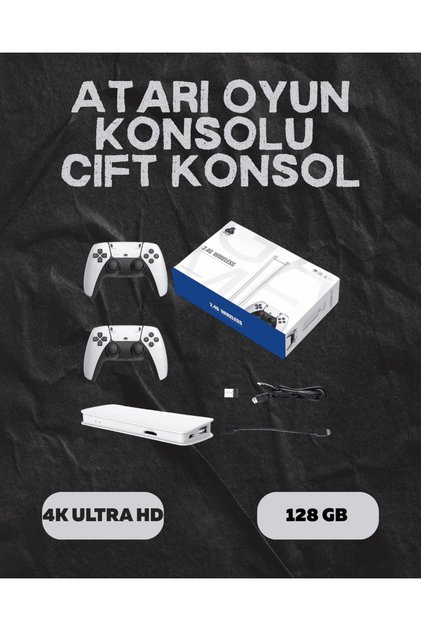 M15 Retro Konsol – 20.000 Oyunlu, Çift Gamepadli, 4K HDMI - Lisinya