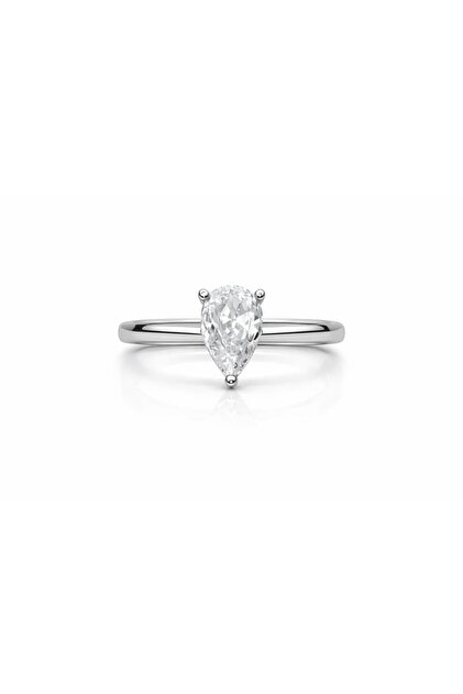 Steel Single Stone Ring(Adjustable)