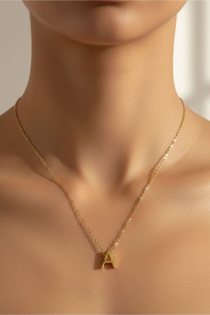 Letter a Necklace