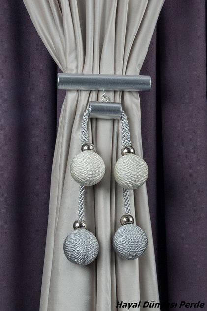 Medium Tie-Down Custom Made Rope Wrap 4 Ball Curtain Tie Braçol Curtain Accessory