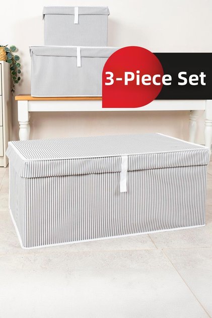 Set of 3 Multi-Purpose Box Megaplus 70X40X30 cm