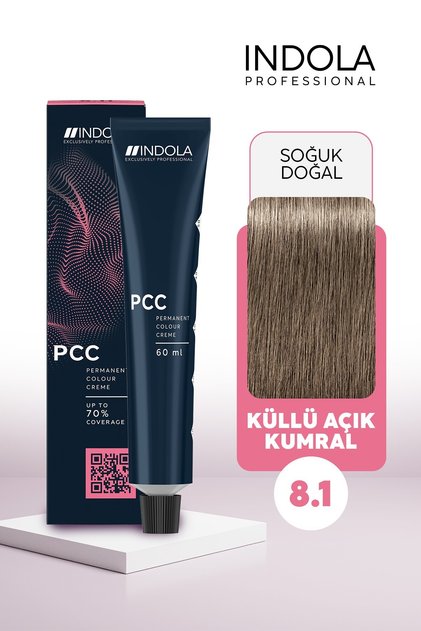 PCC 8.1 60ML Açık Kumral Küllü Saç Boyası