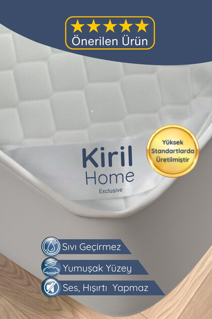 Kiril Home Ultra Soft Sıvı Geçirmez Ses Yapmaz Fitted Full Kenar