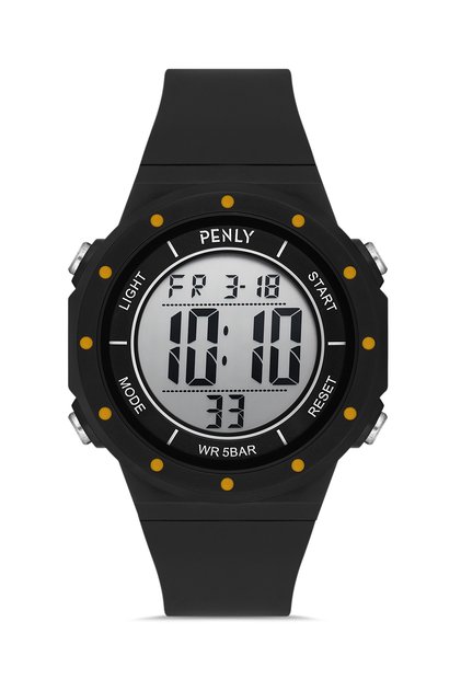 348 Model Black 4 Color Stopwatch-Alarm 5Atm Waterproof Digital Children's Wristwatch