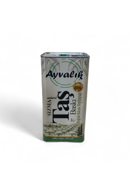 Ayvalık Taşbaskı Sızma Zeytinyağı 5Kg