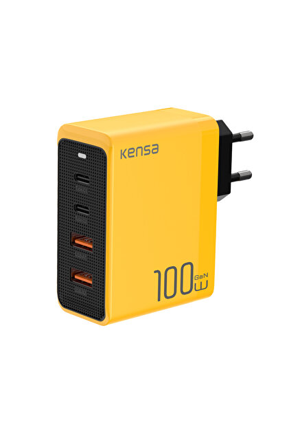 Kensa 100w GaN3 Pro Masaüstü Süper Hızlı Şarj PD Qualcomm3 Adaptör
