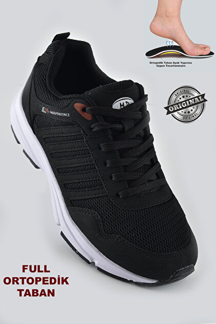 MP Mp 6803 Ortopedik Taban Siyah Unisex Spor Ayakkabı Hafif Eva