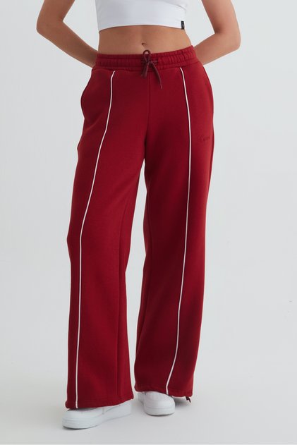 Women's Mira Flared Elastic B Piped Detail Sweatpants