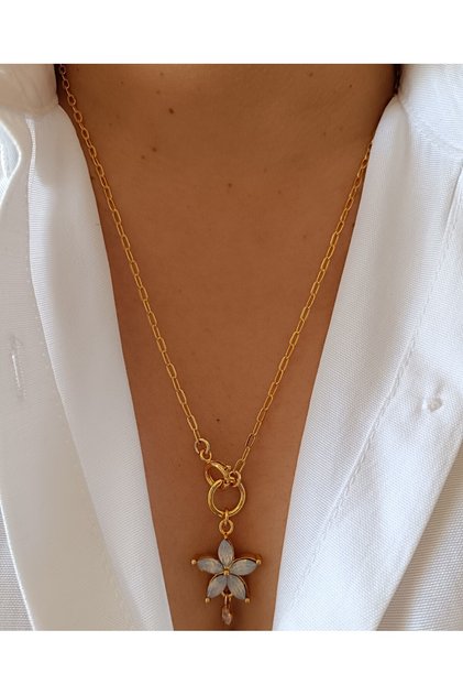 Icy Flower Necklace