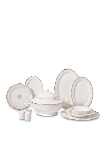 KORKMAZ Eliza Collection 60 Parça Yuvarlak Yemek Takımı A8238