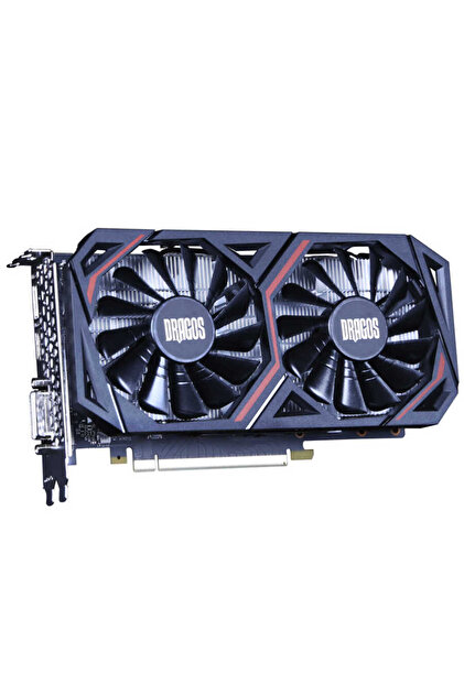 DRAGOS Cuda GTX1660TI GDDR6 192Bit Hdmi.Dvi.Dp Çift Fan 6GB Ekran