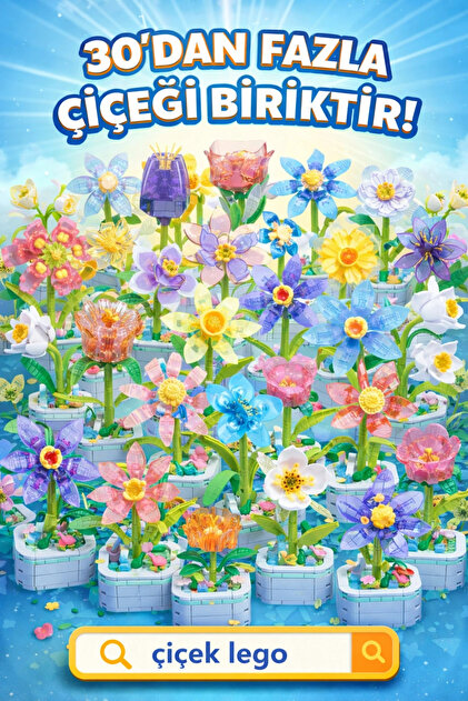 Doğan Oyuncak Dünyası Micro Block Daisy Flower Lego - Lego Sets