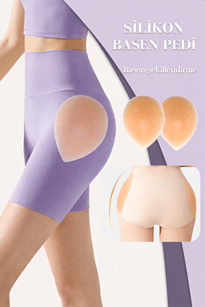 SH002- Hip Dips Silikon Ped – Yapışkanlı Basen Doldurucu ve Şekillendirici Ped, Dolgun ve Belirgin Hatlar