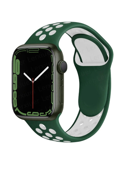 Apple Watch Seri:1/2/3/4/5/6/se/7/8/9 (42-44-45-49MM) Ve Seri10(46MM) Uyumlu Silikon Kordon Dilekli