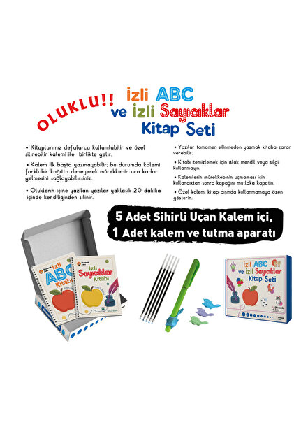 akademik zeka 6 Yaş Etkinlik Seti (6 Kitap 203 Etkinlik)- İzli Abc