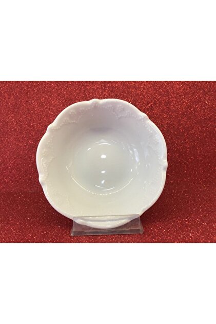 Porland Porselen Queen Beyaz 13 Cm 3lü Çorba Kase Salata Kasesi (3