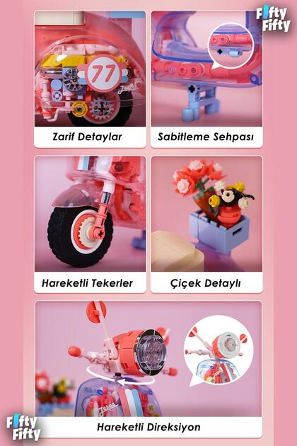 Vagonlife Jaki Maker Pop Süper Havalı Motosiklet -JK8325-1 (552