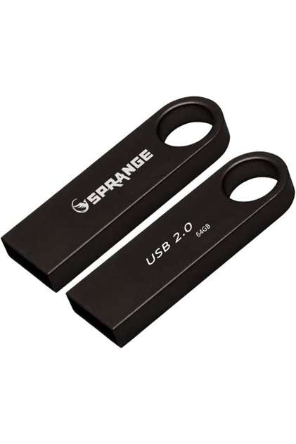 Shopletsell Pdateknoloji Sprange 64 Gb USB 2.0 Flash Memory Black Su-64 1274129
