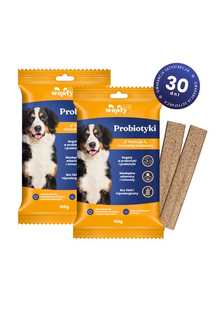 Probiotic Caini Woofy Lab, Supliment Digestiv, fara ceriale, 2 Pachete