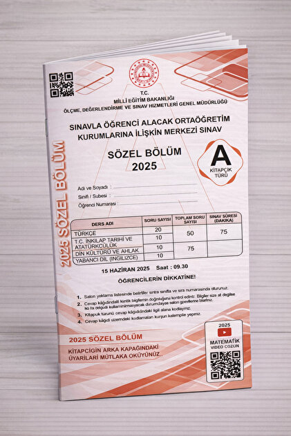 Yetsis Yayınları LGS Çıkmış Sorular Son 8 Yıl (2018-2025) MEB