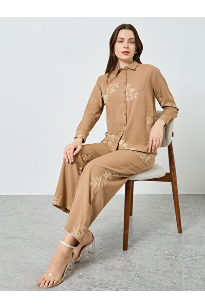 Women Embroidered Shirt and Pants Co-Ords