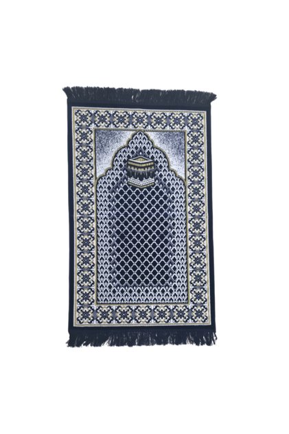 سجادة صلاة إسلامية مطبوعة عليها صورة الكعبة بجودة ممتازة، مقاس 70 × 110 سم