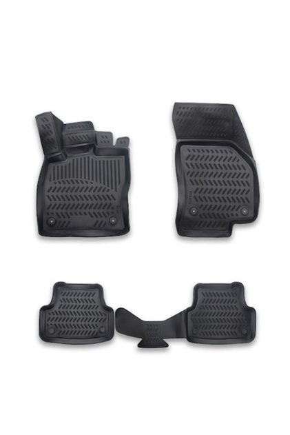Covoare cauciuc stil tavita Seat Leon 3 2012-2020