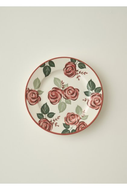 Rose Porcelain Cake Plate (21 cm)