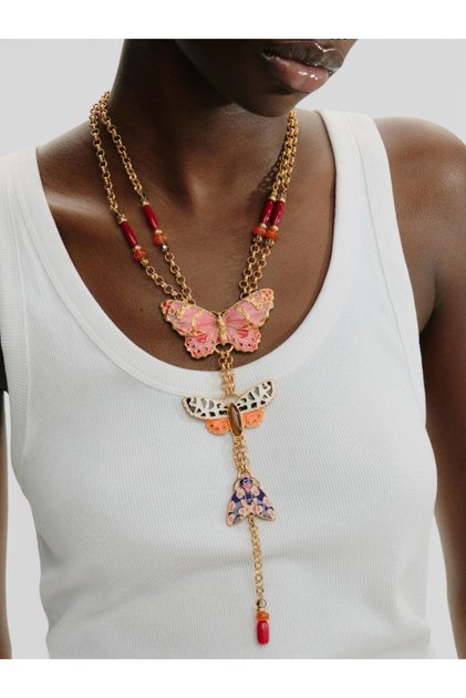 Brand Model Butterfly Necklace
