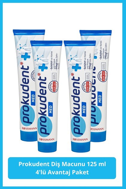 Diş Macunu 4x125 ml
