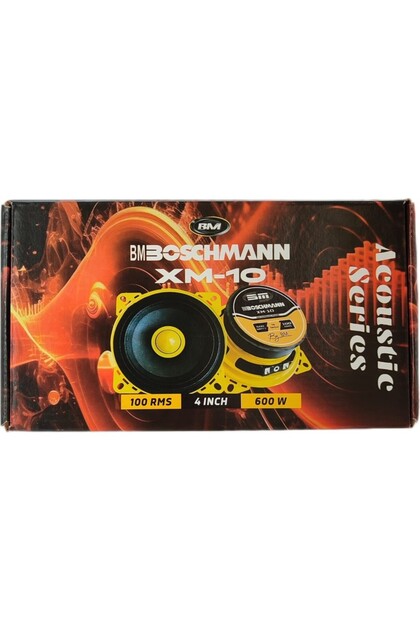Boschmann Xm-10 Acoustic Oto Midrange 10cm 600 Watt 2 Adet
