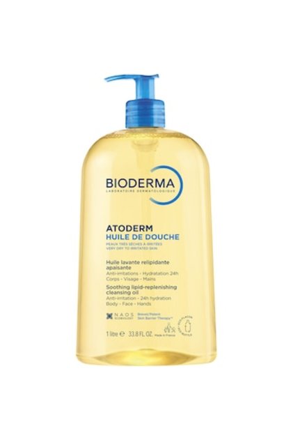 Ulei de duș Atoderm pentru ten uscat/foarte uscat/sensibil, 1000 ml