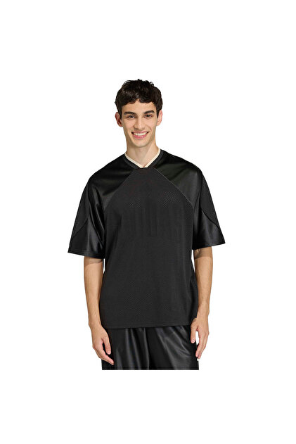 ★ adidas Stadium Graphic File Erkek Siyah Günlük Stil T-Shirt JZ6853