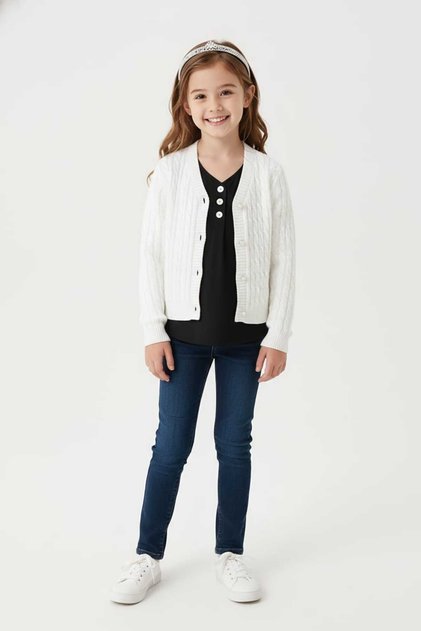 Cardigan tricotat