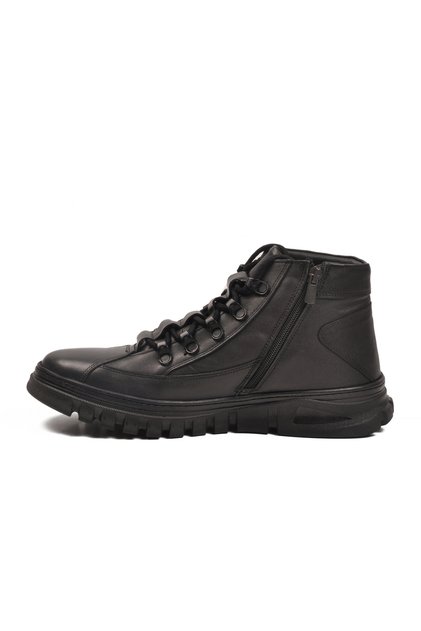 Black Genuine Leather Men's Boots 2K0621-Hk-3506 m