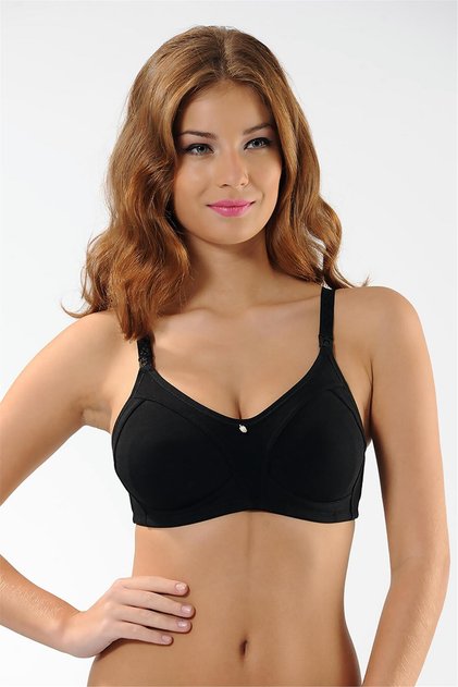 Women's Black Minimizer Bra
