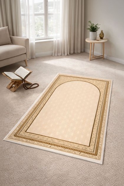 Digital Non-Knotted Soft Non-Slip Anti-Allergic Prayer Mat Dowry Prayer Mat 70X110