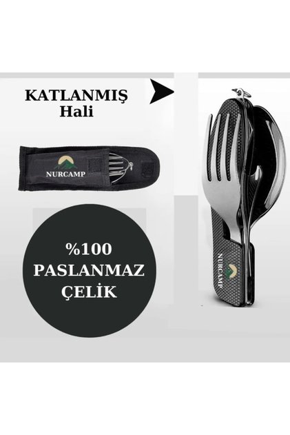 Katlanır Kaşık Çatal Bıçak Seti |